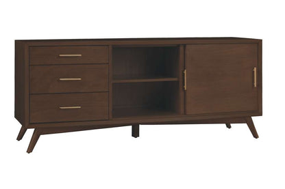 Alpine Furniture - Flynn Large TV Console, Walnut - 966WAL-10 veiw 5
