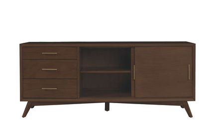Alpine Furniture - Flynn Large TV Console, Walnut - 966WAL-10 veiw 9