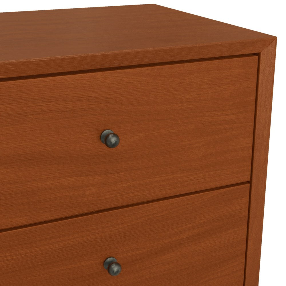 Alpine Furniture - Flynn Mid Century Modern 2 Drawer Nightstand, Acorn - 966-02 view 7
