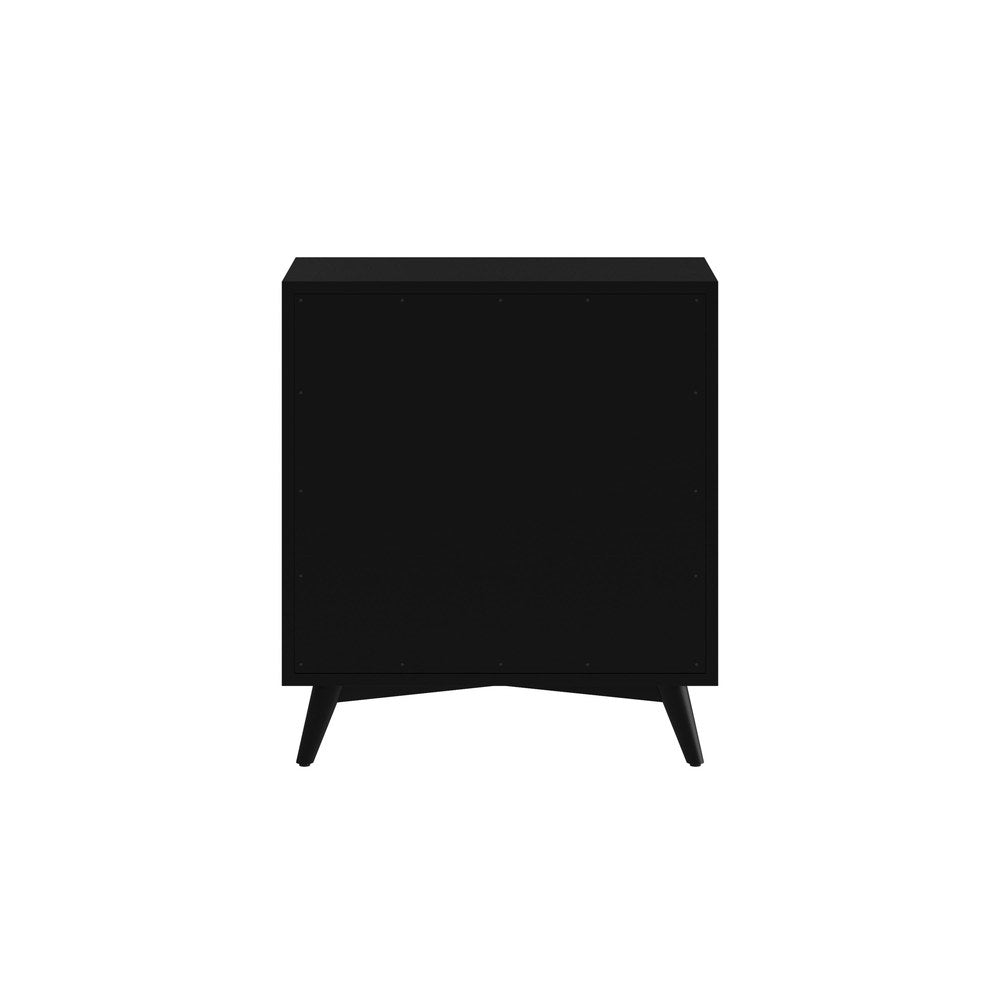 Alpine Furniture - Flynn Mid Century Modern 3 Drawer Small Chest, Black - 966BLK-04 view 7