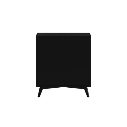 Alpine Furniture - Flynn Mid Century Modern 3 Drawer Small Chest, Black - 966BLK-04 view 7