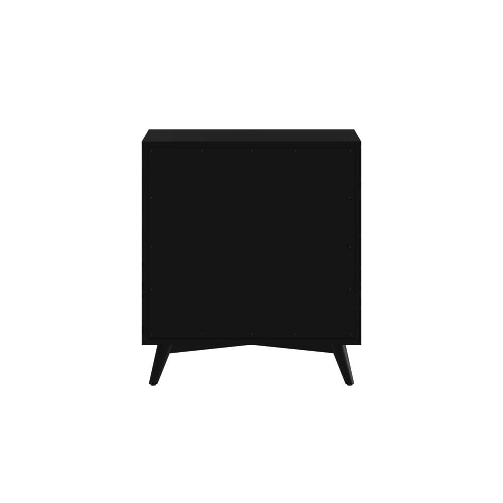 Alpine Furniture - Flynn Mid Century Modern 3 Drawer Small Chest, Black - 966BLK-04 veiw 7