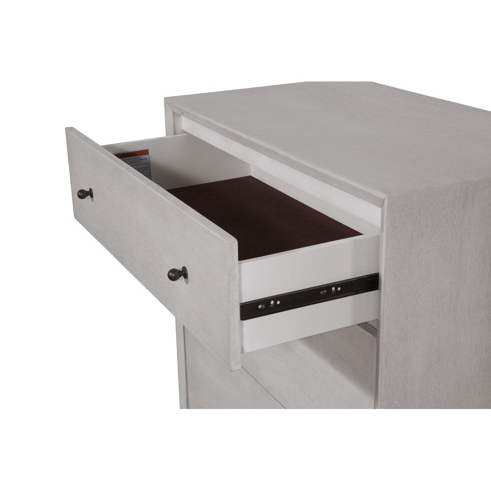 Alpine Furniture - Flynn Mid Century Modern 3 Drawer Small Chest, Gray - 966G-04 view 3