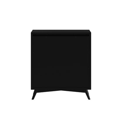 Alpine Furniture - Flynn Mid Century Modern 4 Drawer Multifunction Chest w/Pull Out Tray, Black - 966BLK-05
 view 7