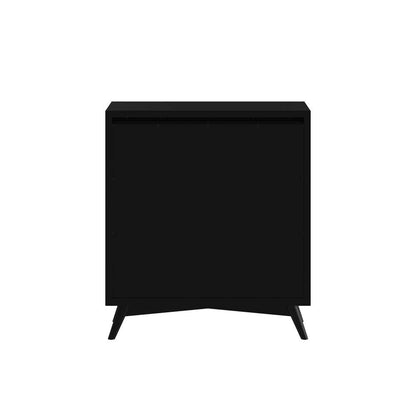 Alpine Furniture - Flynn Mid Century Modern 4 Drawer Multifunction Chest w/Pull Out Tray, Black - 966BLK-05 veiw 7