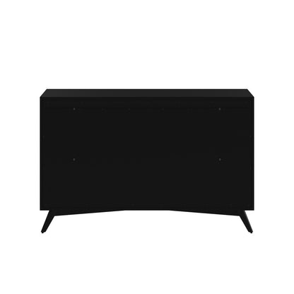 Alpine Furniture - Flynn Mid Century Modern 7 Drawer Dresser, Black - 966BLK-03 view 7