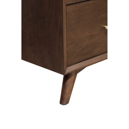 Alpine Furniture - Flynn Mid Century Modern 7 Drawer Dresser, Walnut - 966WAL-03 view 5