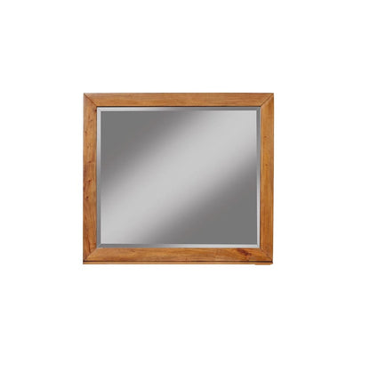 Alpine Furniture - Flynn Mid Century Modern Mirror, Acorn - 966-06 view 1