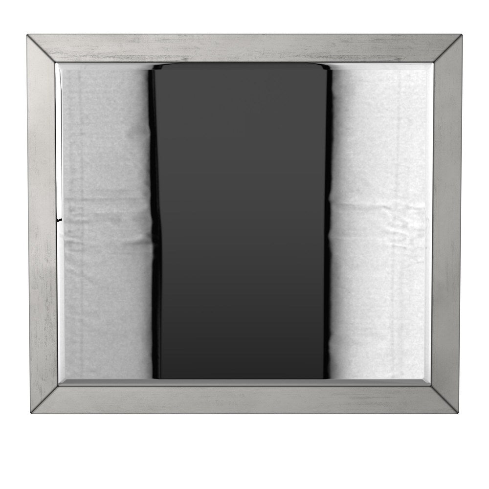 Alpine Furniture - Flynn Mid Century Modern Mirror, Gray - 966G-06 view 2