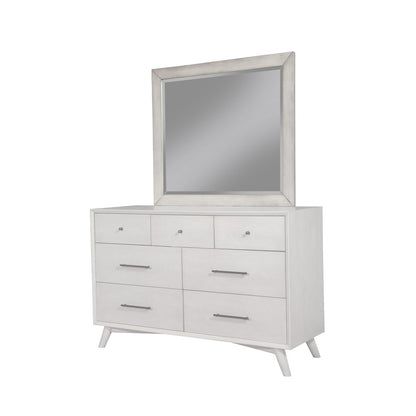 Alpine Furniture - Flynn Mid Century Modern Mirror, Gray - 966G-06 view 3