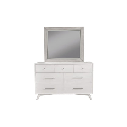 Alpine Furniture - Flynn Mid Century Modern Mirror, Gray - 966G-06 view 4