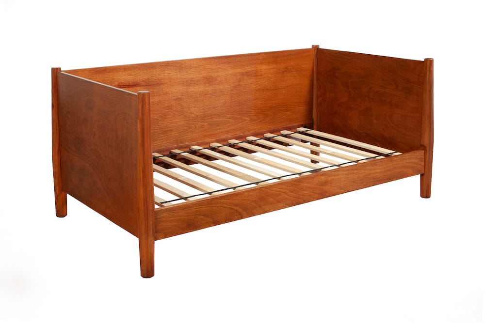Alpine Furniture - Flynn Mid Century Modern Twin Size Day Bed, Acorn - 966-09T view 1