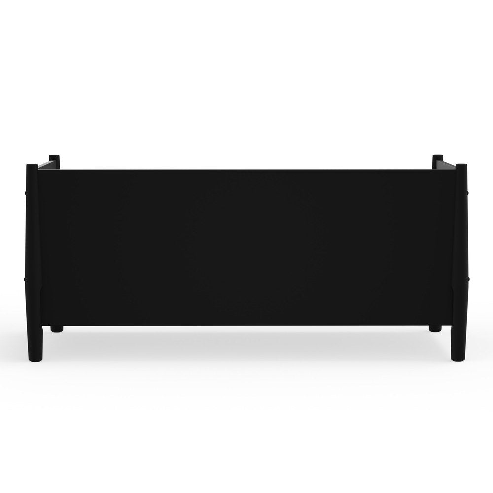 Alpine Furniture - Flynn Mid Century Modern Twin Size Day Bed, Black - 966BLK-09T view 5