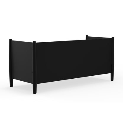 Alpine Furniture - Flynn Mid Century Modern Twin Size Day Bed, Black - 966BLK-09T view 6