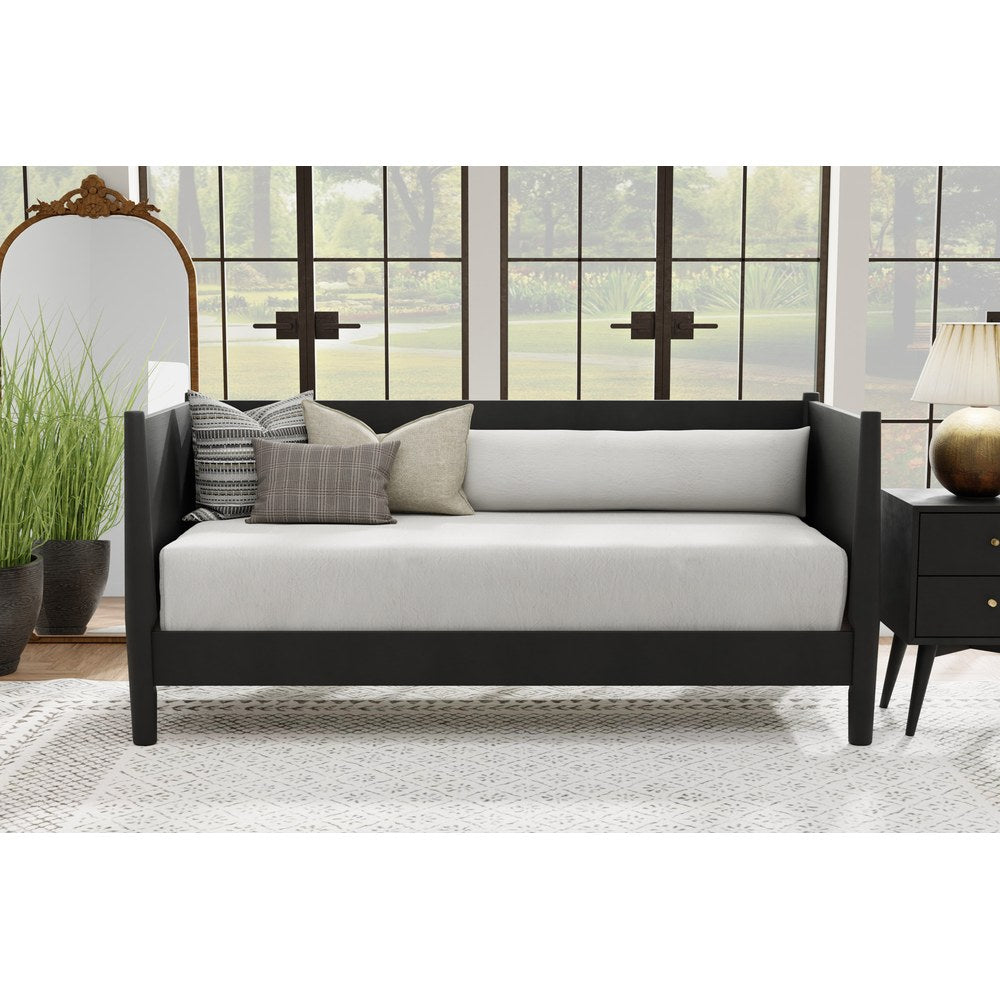 Alpine Furniture - Flynn Mid Century Modern Twin Size Day Bed, Black - 966BLK-09T view 8