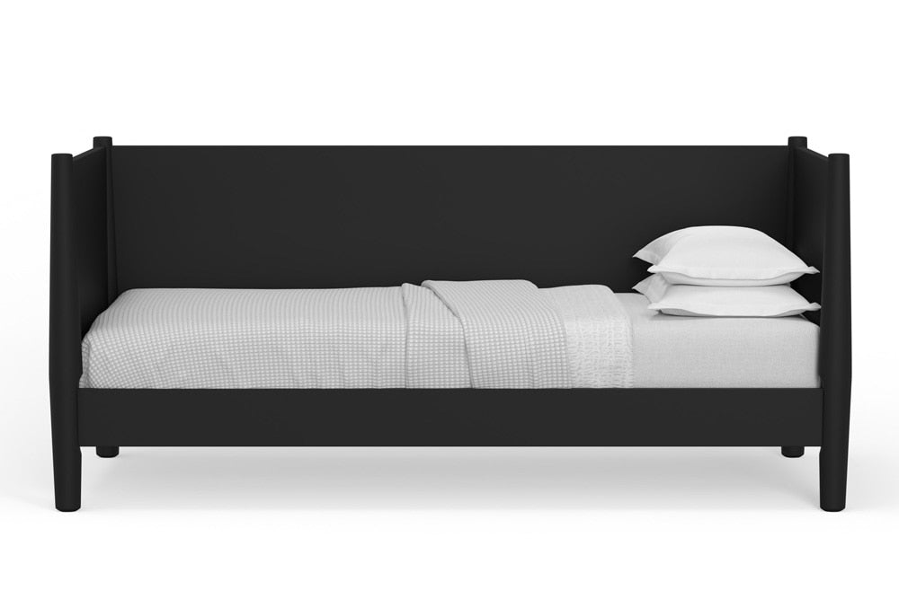 Alpine Furniture - Flynn Mid Century Modern Twin Size Day Bed, Black - 966BLK-09T veiw 1