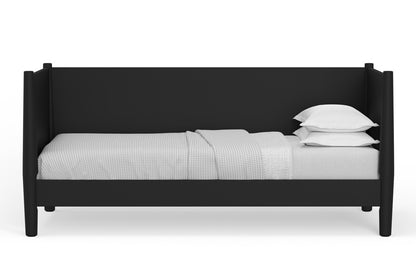 Alpine Furniture - Flynn Mid Century Modern Twin Size Day Bed, Black - 966BLK-09T veiw 1