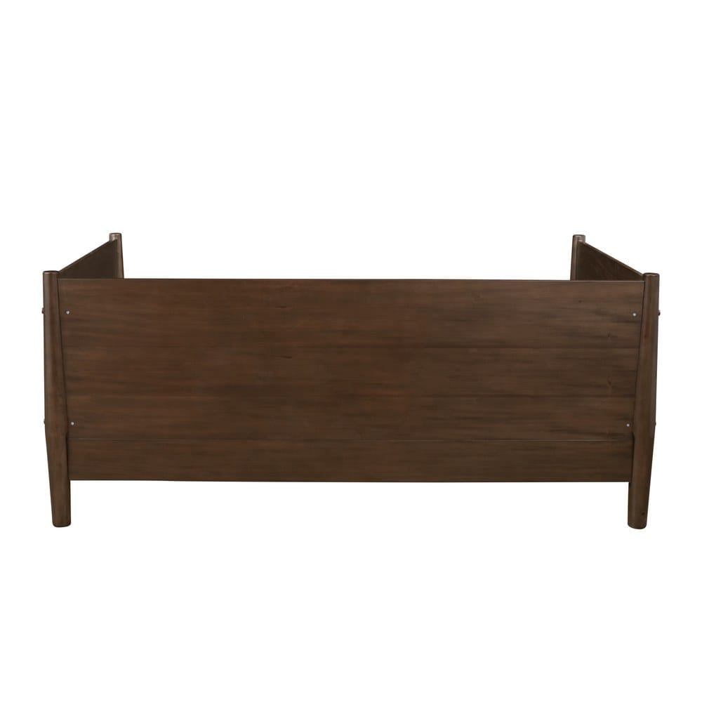 Alpine Furniture - Flynn Mid Century Modern Twin Size Day Bed, Walnut - 966WAL-09T view 4