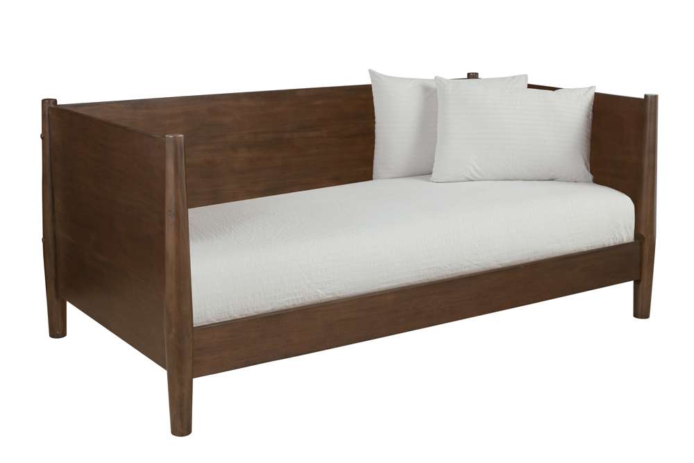 Alpine Furniture - Flynn Mid Century Modern Twin Size Day Bed, Walnut - 966WAL-09T veiw 3
