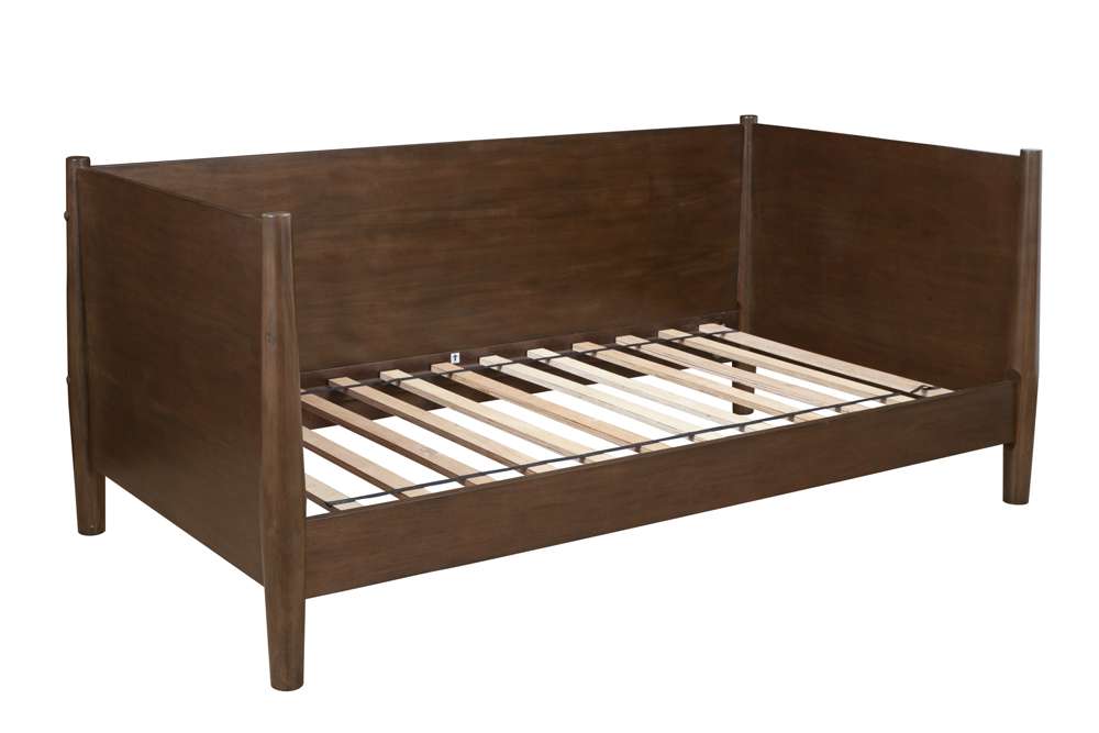 Alpine Furniture - Flynn Mid Century Modern Twin Size Day Bed, Walnut - 966WAL-09T veiw 7