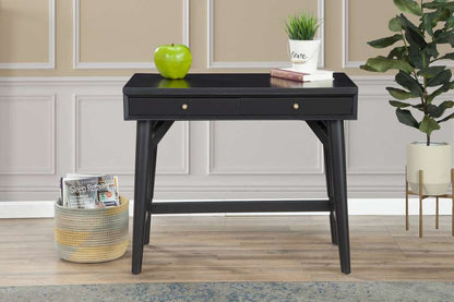 Alpine Furniture - Flynn Mini Desk, Black - 966BLK-65 veiw 2