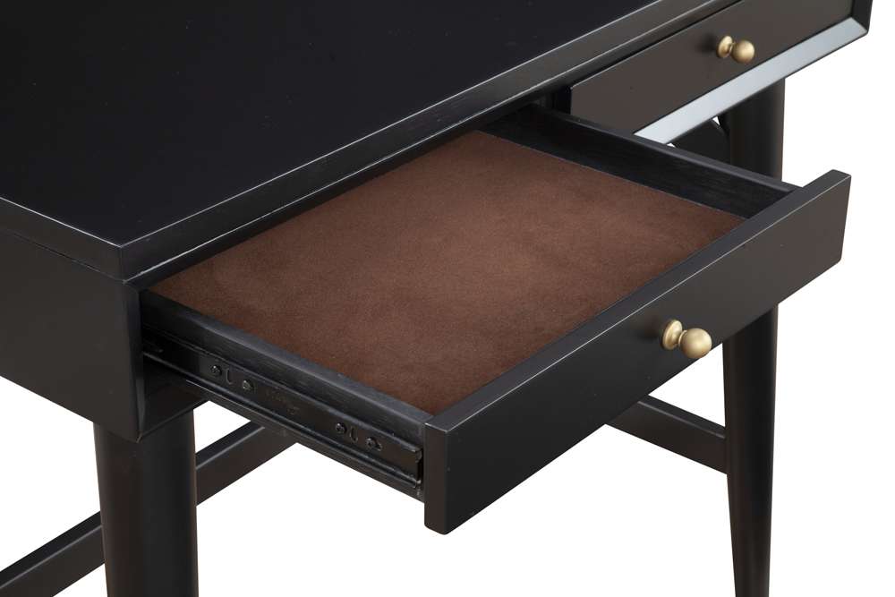 Alpine Furniture - Flynn Mini Desk, Black - 966BLK-65 veiw 9