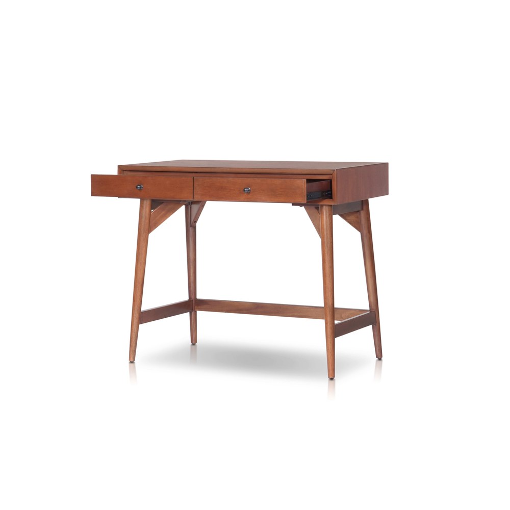 Alpine Furniture - Flynn Mini Desk, Chestnut - 966-95 view 3