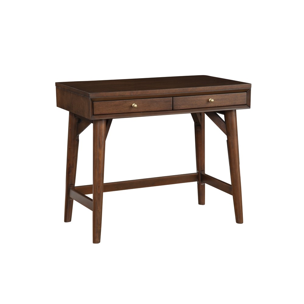Alpine Furniture - Flynn Mini Desk, Walnut - 966WAL-65 view 1