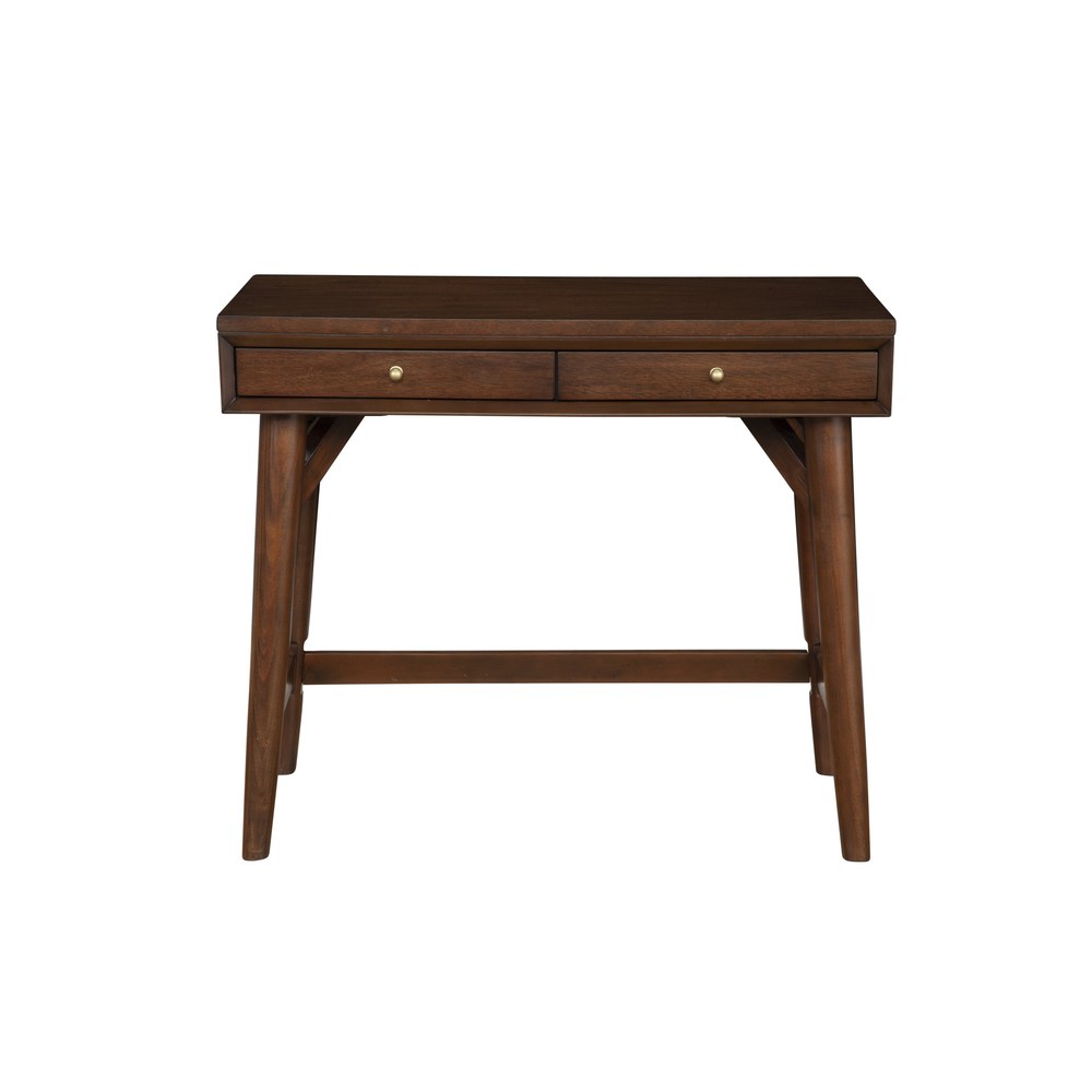 Alpine Furniture - Flynn Mini Desk, Walnut - 966WAL-65 view 2