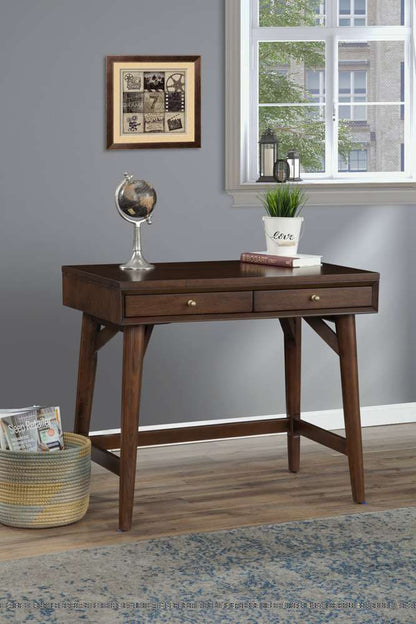 Alpine Furniture - Flynn Mini Desk, Walnut - 966WAL-65 veiw 1