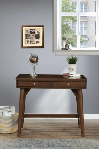 Alpine Furniture - Flynn Mini Desk, Walnut - 966WAL-65 veiw 2