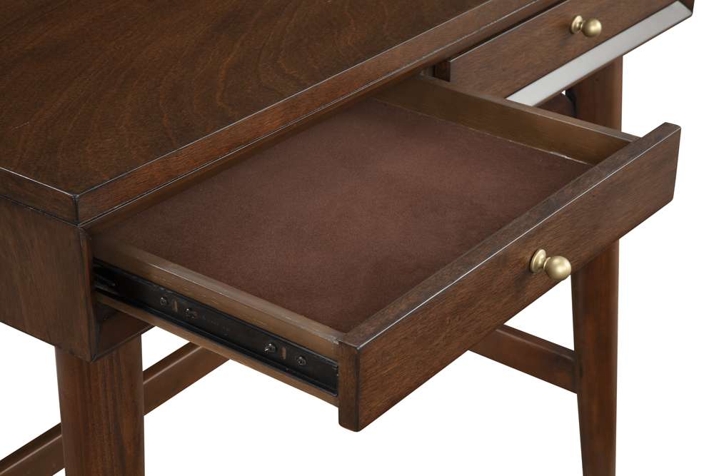 Alpine Furniture - Flynn Mini Desk, Walnut - 966WAL-65 veiw 5