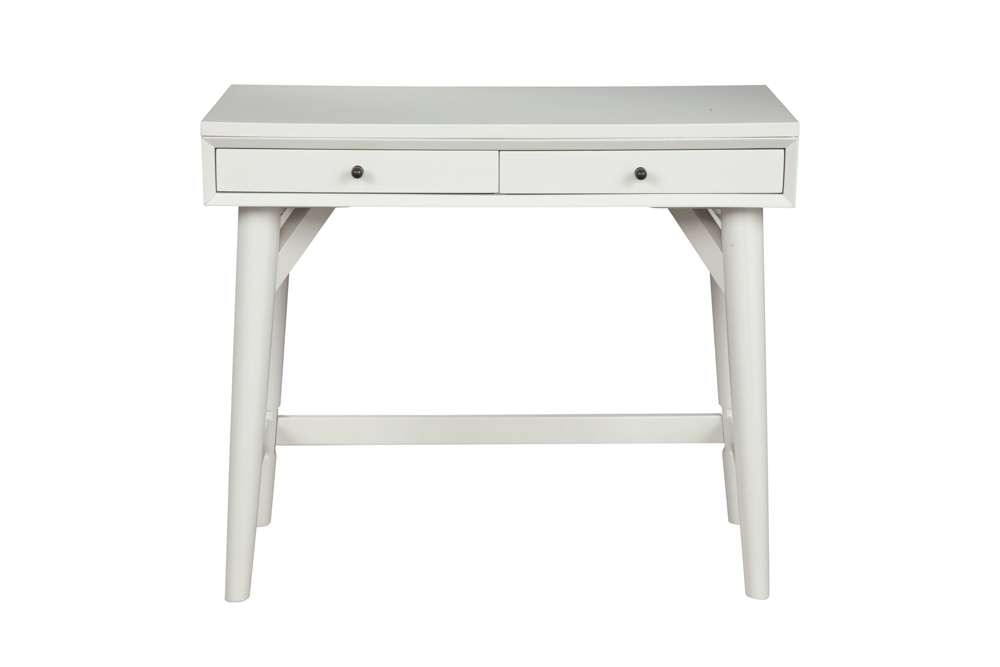 Alpine Furniture - Flynn Mini Desk, White - 966-W-65 veiw 3