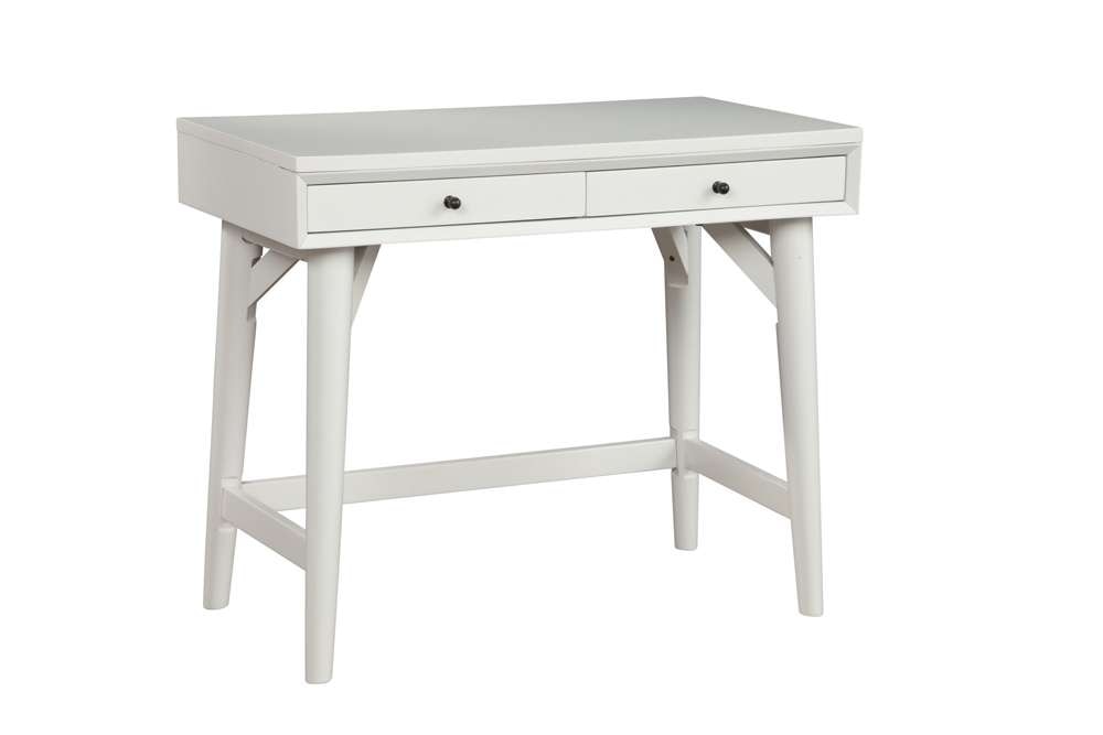 Alpine Furniture - Flynn Mini Desk, White - 966-W-65 veiw 4