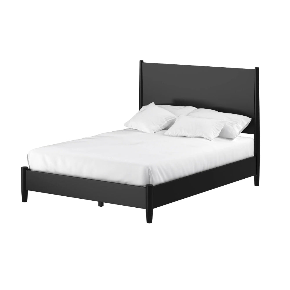 Alpine Furniture - Flynn Queen Platform Bed, Black - 766BLK-01Q view 4