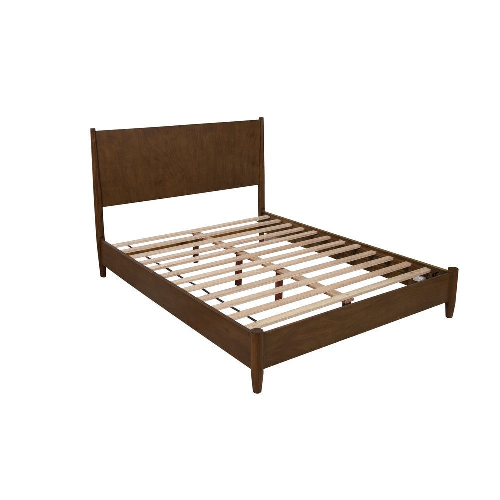 Alpine Furniture - Flynn Queen Platform Bed, Walnut - 766WAL-01Q view 3