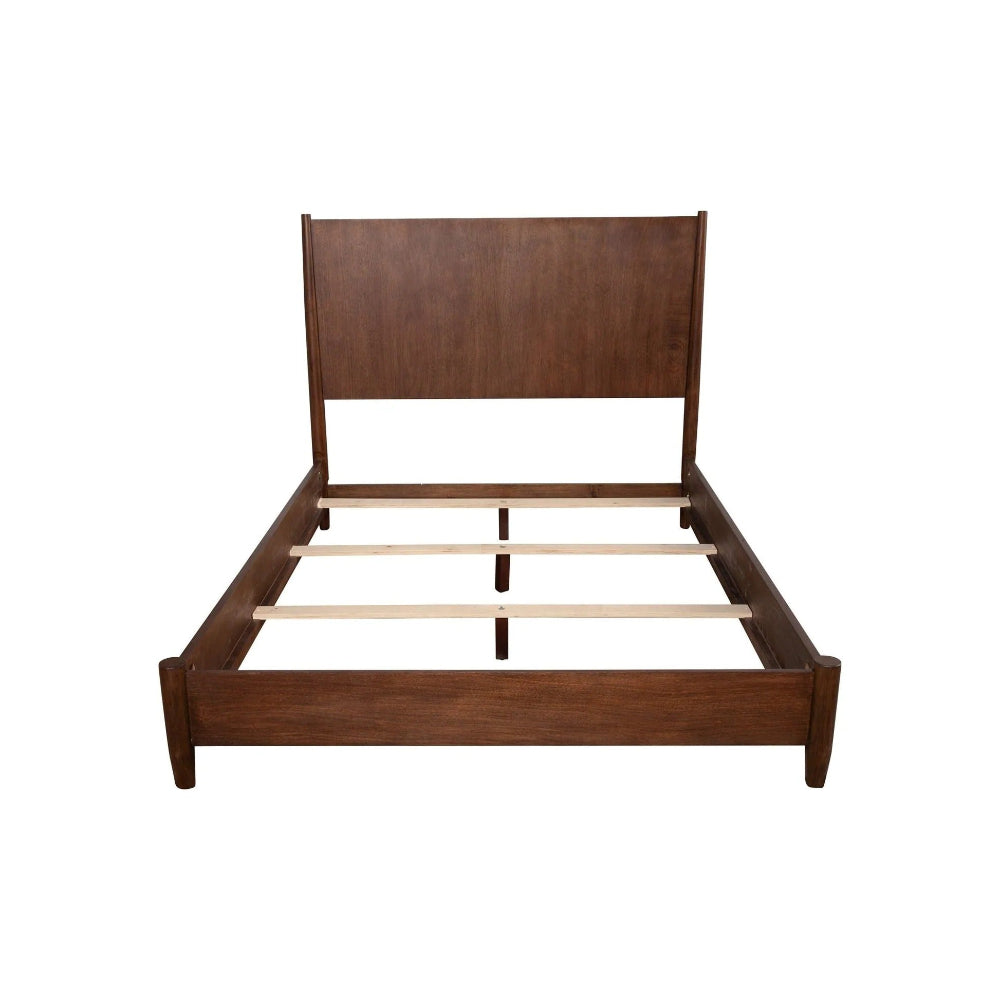 Alpine Furniture - Flynn Queen Platform Bed, Walnut - 766WAL-01Q view 4