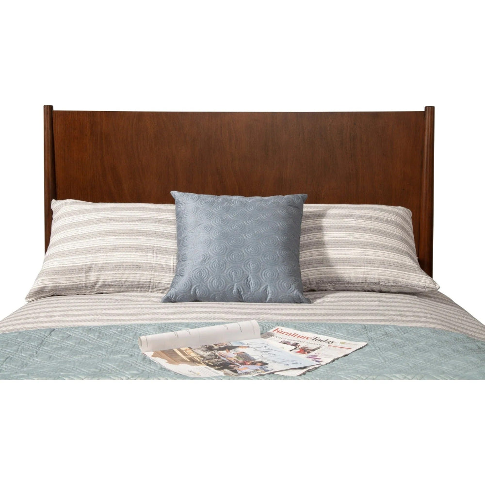 Alpine Furniture - Flynn Queen Platform Bed, Walnut - 766WAL-01Q view 5