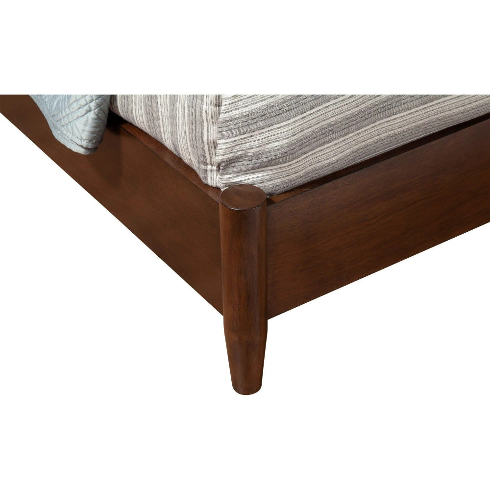 Alpine Furniture - Flynn Queen Platform Bed, Walnut - 766WAL-01Q view 8
