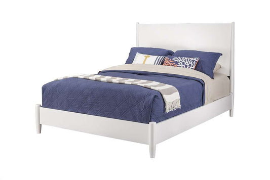 Alpine Furniture - Flynn Queen Platform Bed, White - 766-W-01Q veiw 1