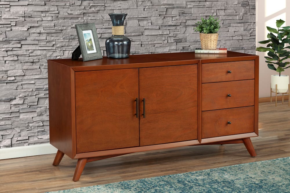Alpine Furniture - Flynn Sideboard, Acorn - 966-64 view 3