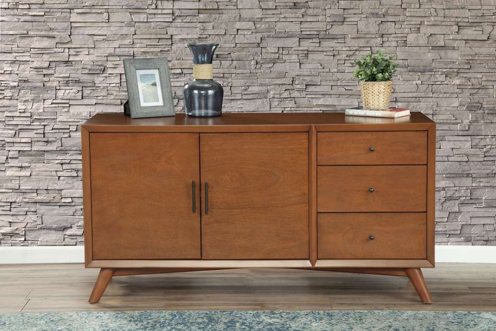 Alpine Furniture - Flynn Sideboard, Acorn - 966-64 veiw 1
