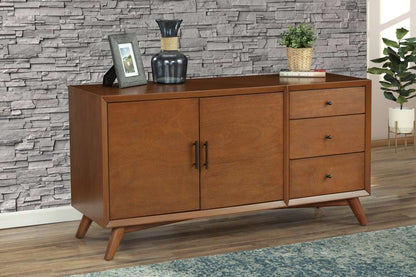 Alpine Furniture - Flynn Sideboard, Acorn - 966-64 veiw 2