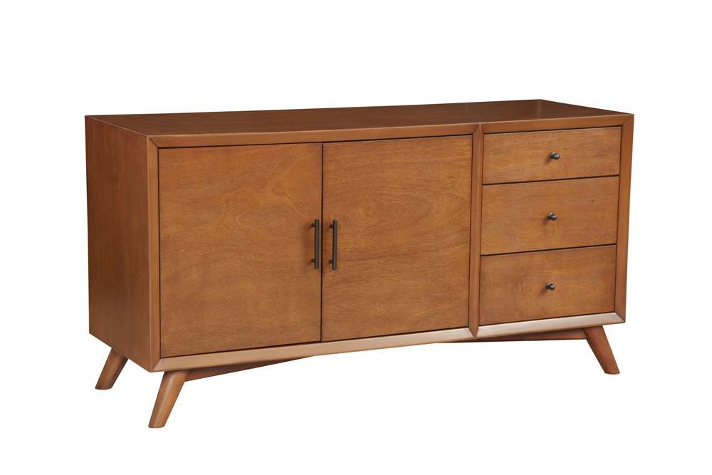Alpine Furniture - Flynn Sideboard, Acorn - 966-64 veiw 4