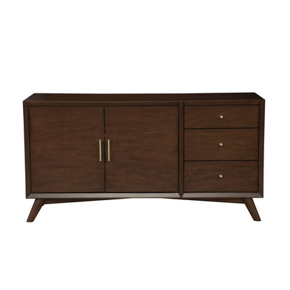 Alpine Furniture - Flynn Sideboard, Walnut - 966WAL-64 view 2