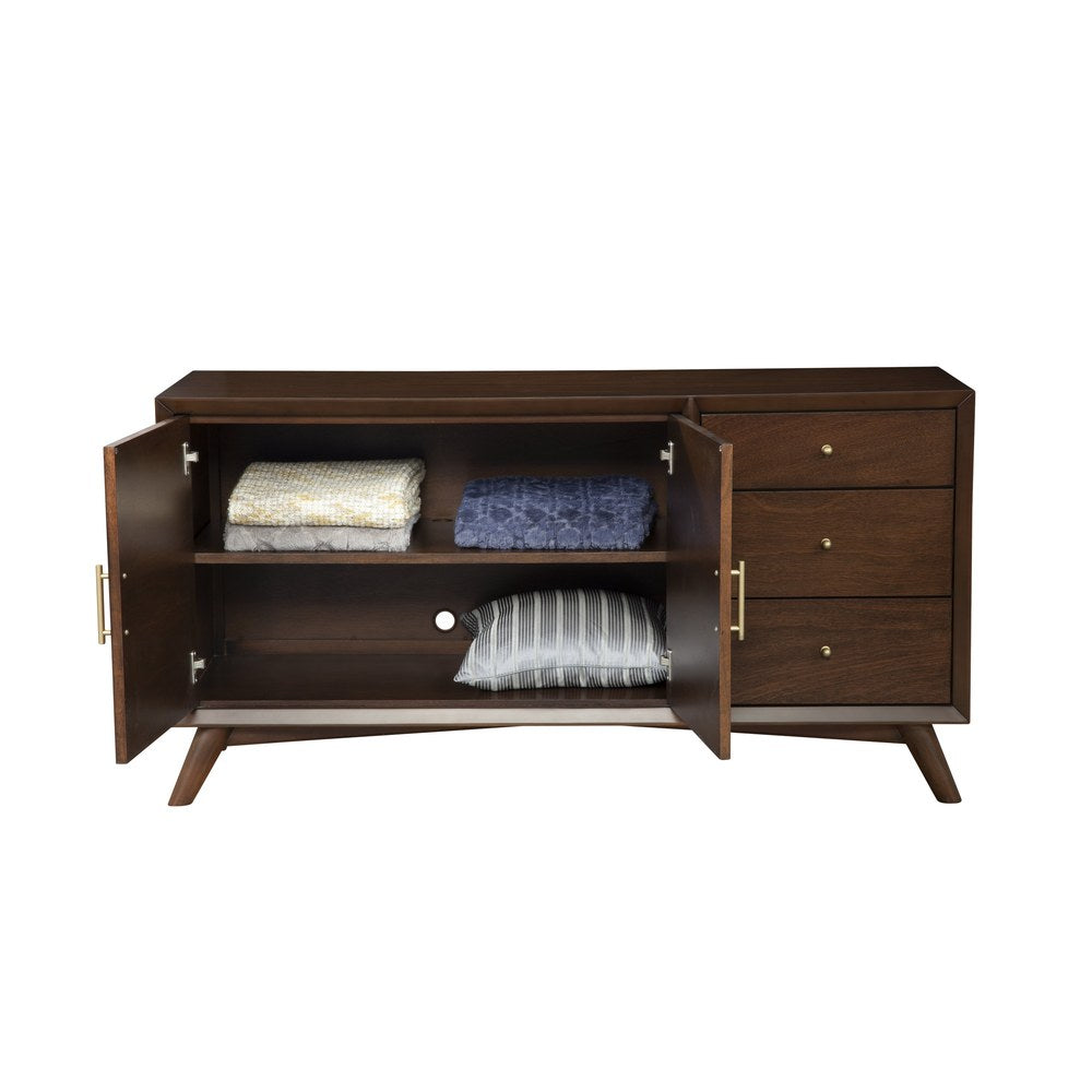 Alpine Furniture - Flynn Sideboard, Walnut - 966WAL-64 view 3