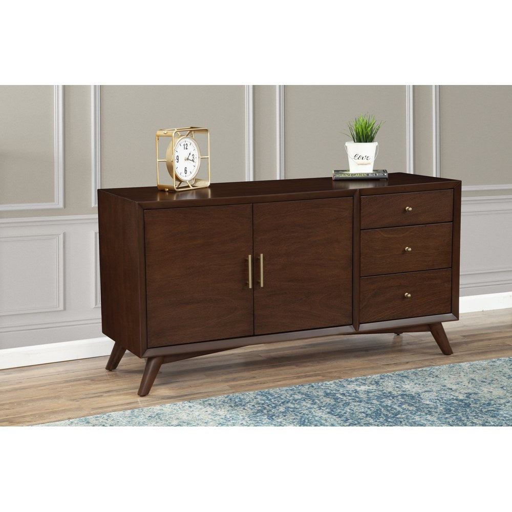 Alpine Furniture - Flynn Sideboard, Walnut - 966WAL-64 view 6