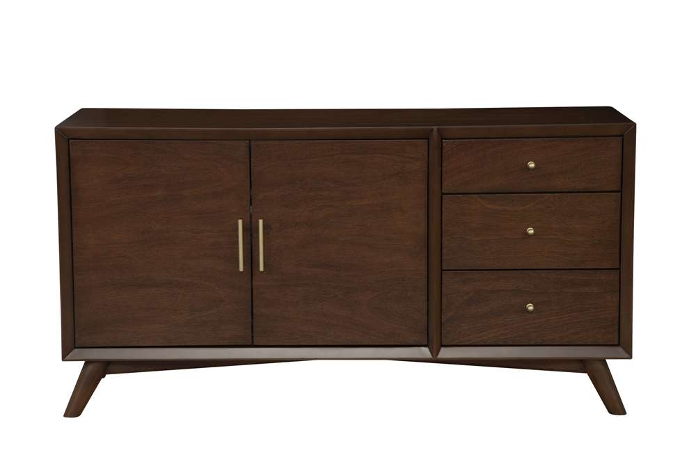 Alpine Furniture - Flynn Sideboard, Walnut - 966WAL-64 veiw 4