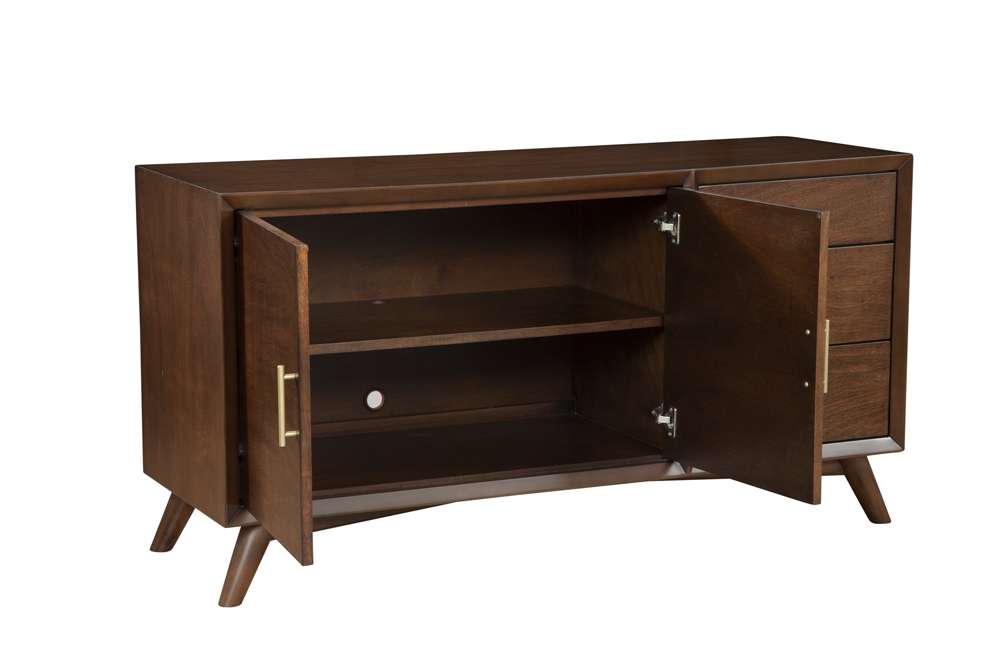 Alpine Furniture - Flynn Sideboard, Walnut - 966WAL-64 veiw 6