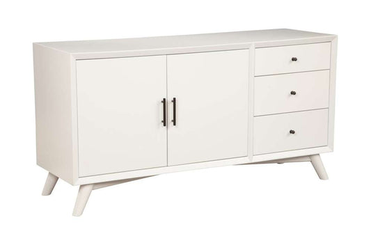 Alpine Furniture - Flynn Sideboard, White - 966-W-64 veiw 7